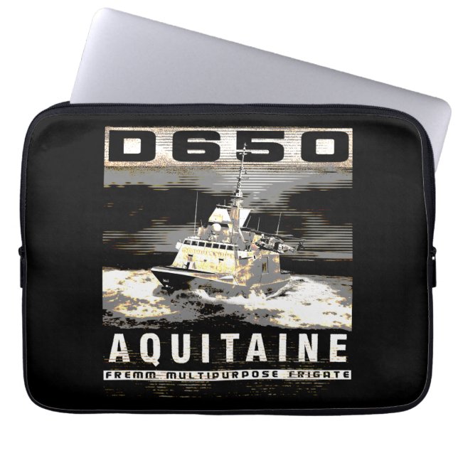 Frigate Aquitaine Computer Sleeve Electronics Bag (Front)