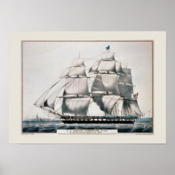 & 'frigate Cumberland' Poster by Vintagearian at Zazzle