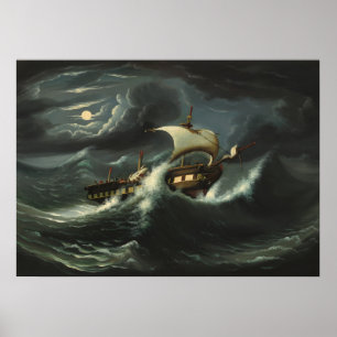Frigate - Thomas Chambers Fine Art Poster