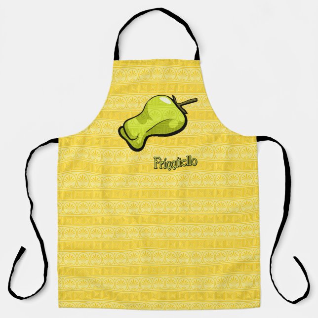 Friggitello Chili Pepper All-Over Print Apron (Front)
