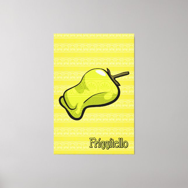 Friggitello Chili Pepper Canvas Art (Front)