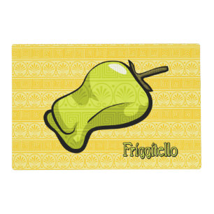Friggitello Chili Pepper Laminated Placemat
