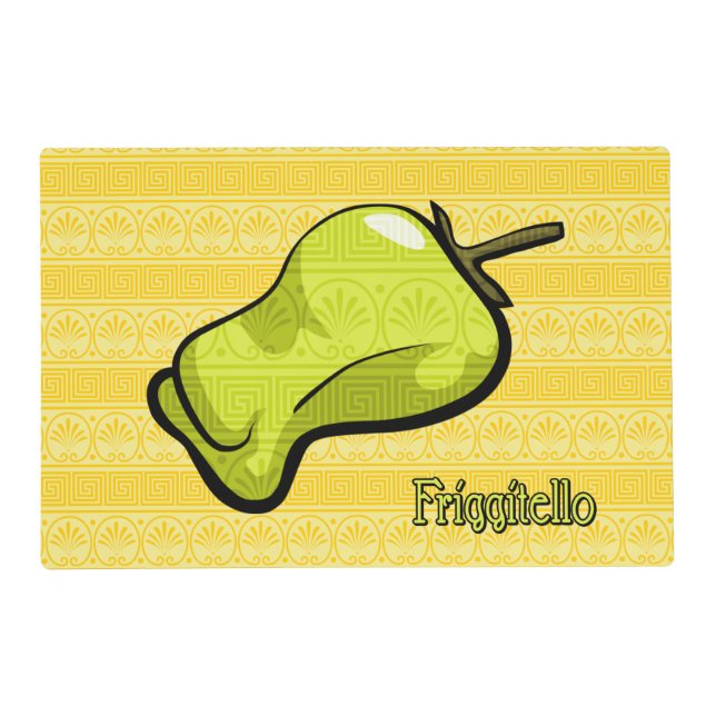 Friggitello Chili Pepper Laminated Placemat (Front)