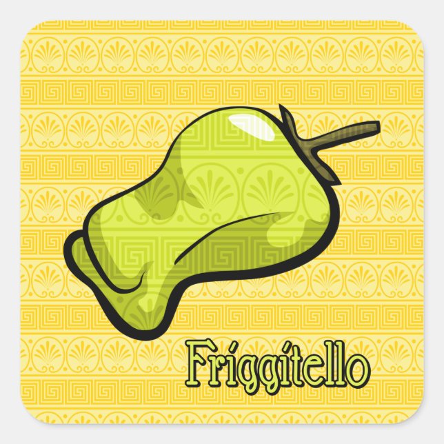 Friggitello Chili Pepper Sticker (Front)