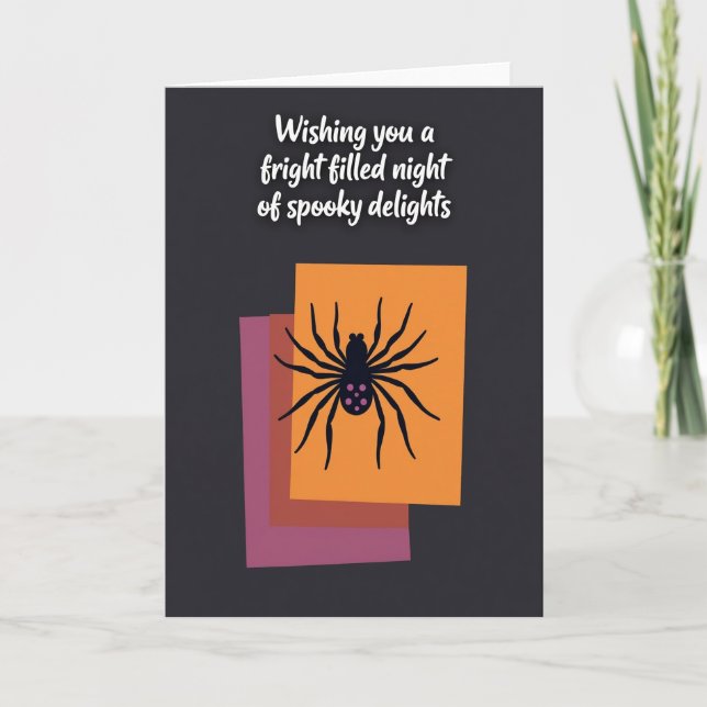 Fright Filled Night Card (Front)