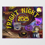 &quot;Fright Night&quot; (28&quot; x 22&quot; Halloween) Wall Decal