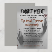 Fright Night Halloween Invitation