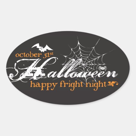 Fright Night Halloween Stickers