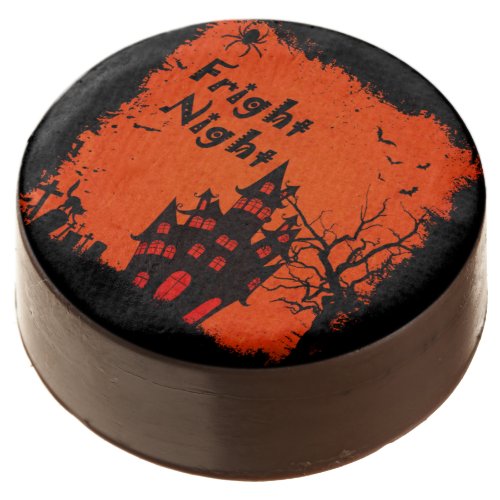 Fright Night Haunted House Chocolate Covered Oreo