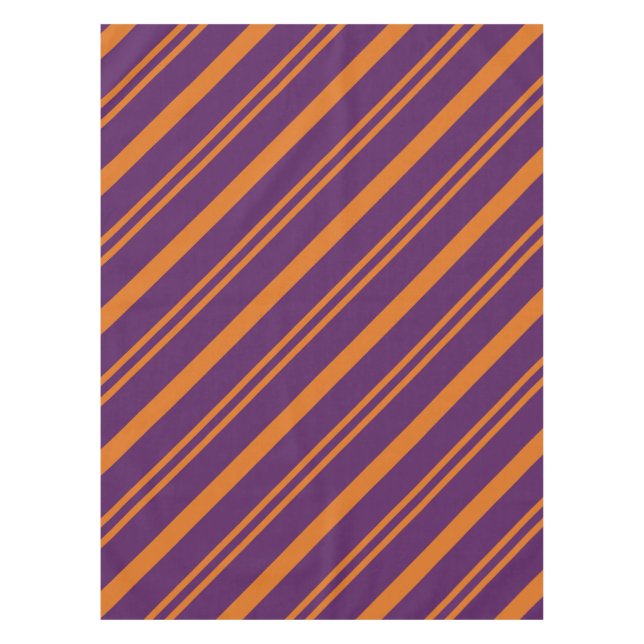 "Fright Night Stripes"  Tablecloth (Front)
