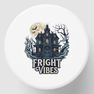 Fright Vibes Haloween Haunted House Full Moon Bats Mini Candle Favors