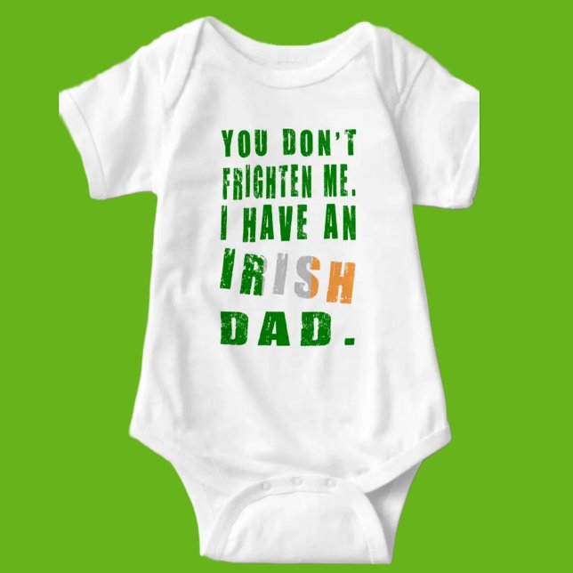 Frighten Irish Dad Baby Bodysuit (Creator Uploaded)