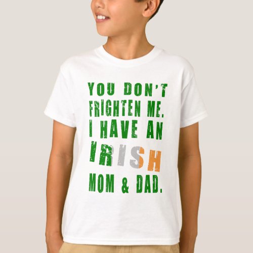Frighten Irish Mom and Dad T_Shirt