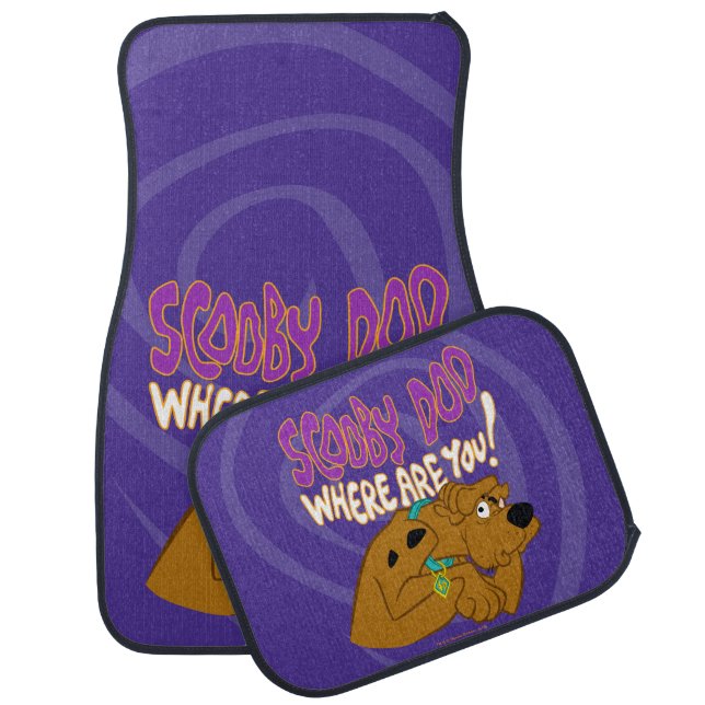 Frightened Scooby-Doo Car Floor Mat (Set)
