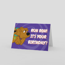 Frightened Scooby-Doo Card