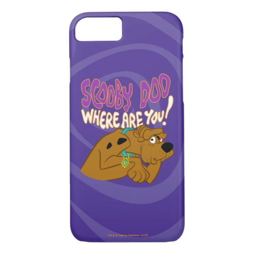Frightened Scooby_Doo iPhone 87 Case