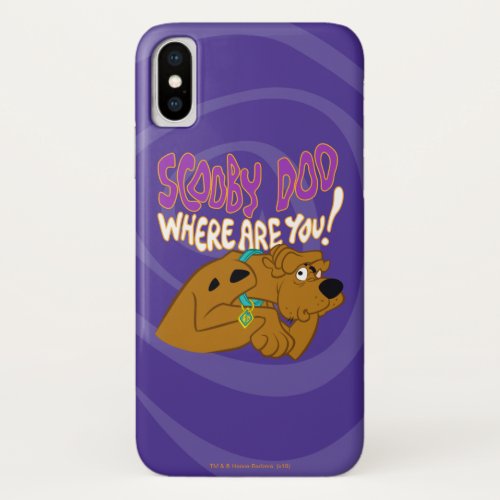 Frightened Scooby_Doo iPhone X Case