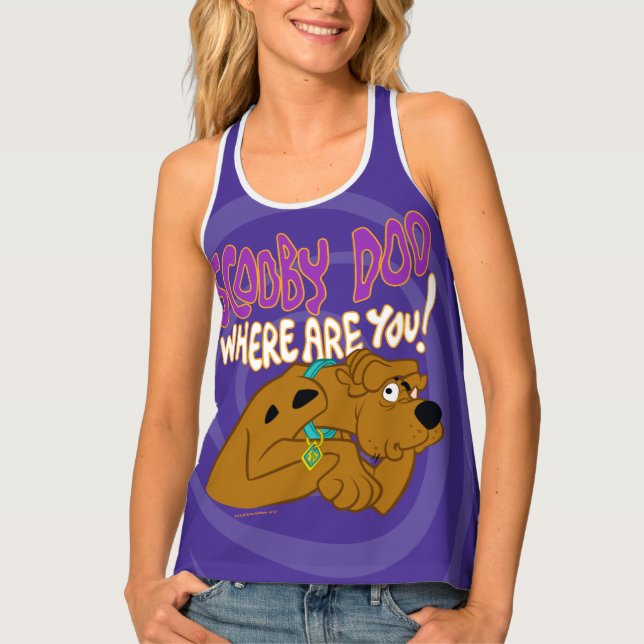 Frightened Scooby-Doo Tank Top (Front)