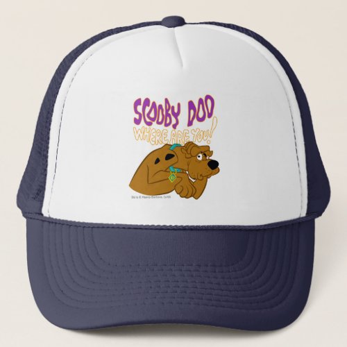 Frightened Scooby_Doo Trucker Hat