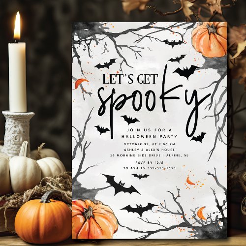 Frightful Festivities  Halloween Party Invitation