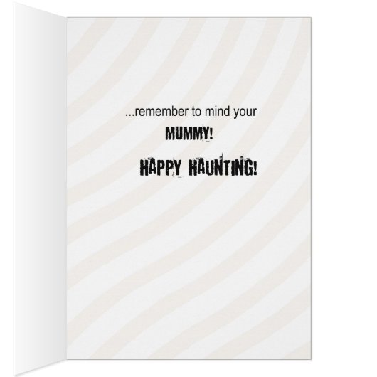 Frightful Mummy Halloween (Inside (Right))