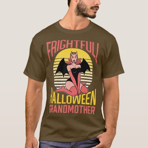 Frightfull Halloween Grandmother Woman Women Hallo T_Shirt