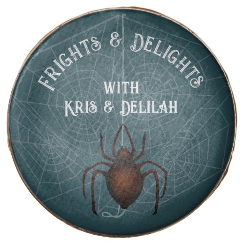 Frights and Delights Halloween Plates Chocolate Covered Oreo