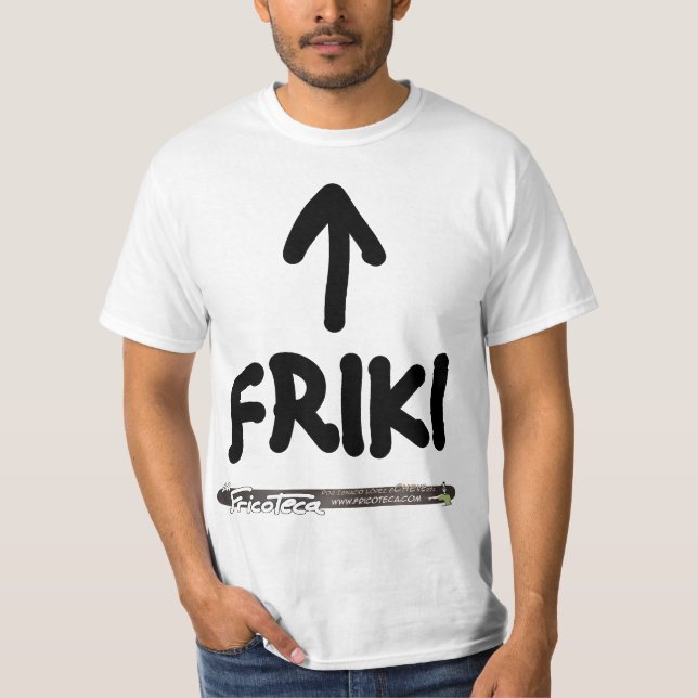 Friki (Black on target) T-Shirt (Front)