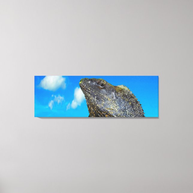 Frill necked Lizard  Canvas Print (Front)
