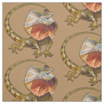frill necked lizard fabric