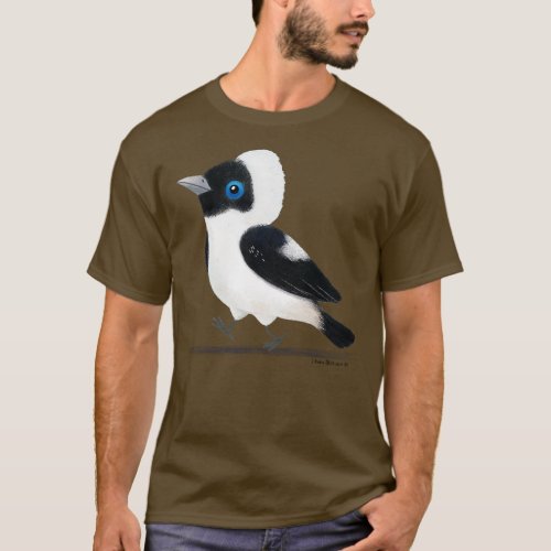 Frill Necked Monarch Bird T_Shirt