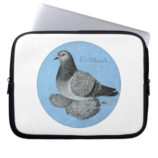 Frillback Blue Grizzle Pigeon Laptop Sleeve