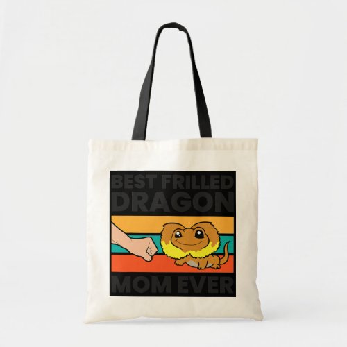 Frilled Dragon Lizard Mama Best Frilled Dragon Tote Bag