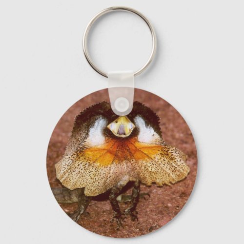 Frilled Lizard _ Chlamydosaurus kingii Keychain