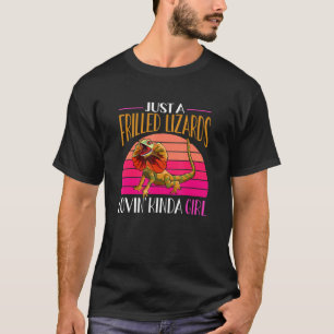 Frilled Lizard Reptile Herpetologist T-Shirt