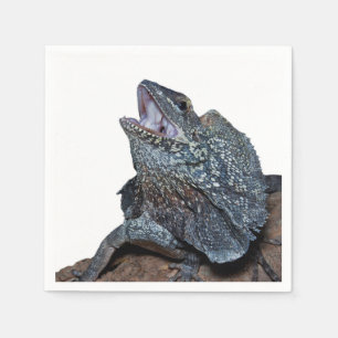 Frilled-neck lizard napkins