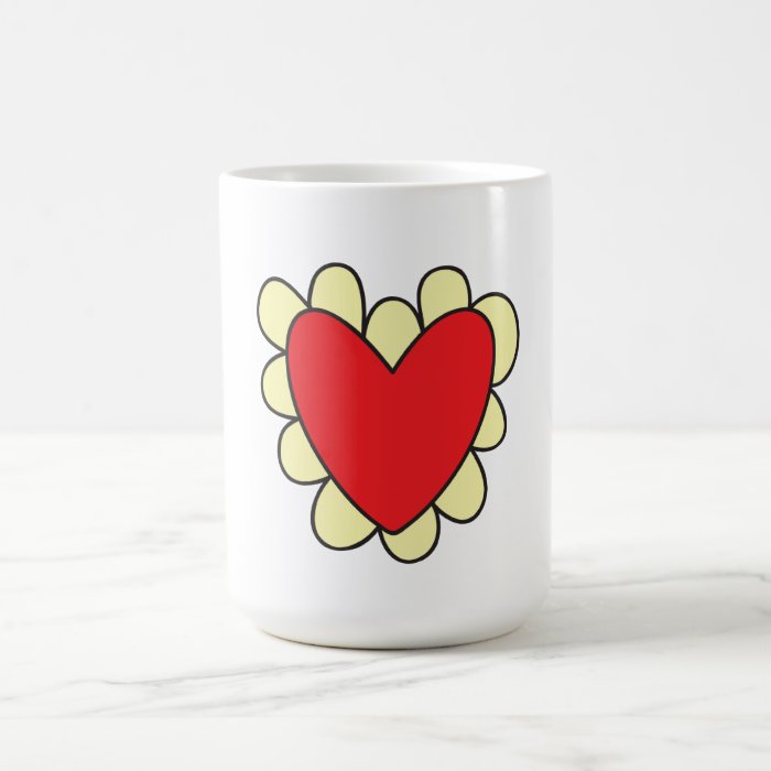 Frilly Heart Mug