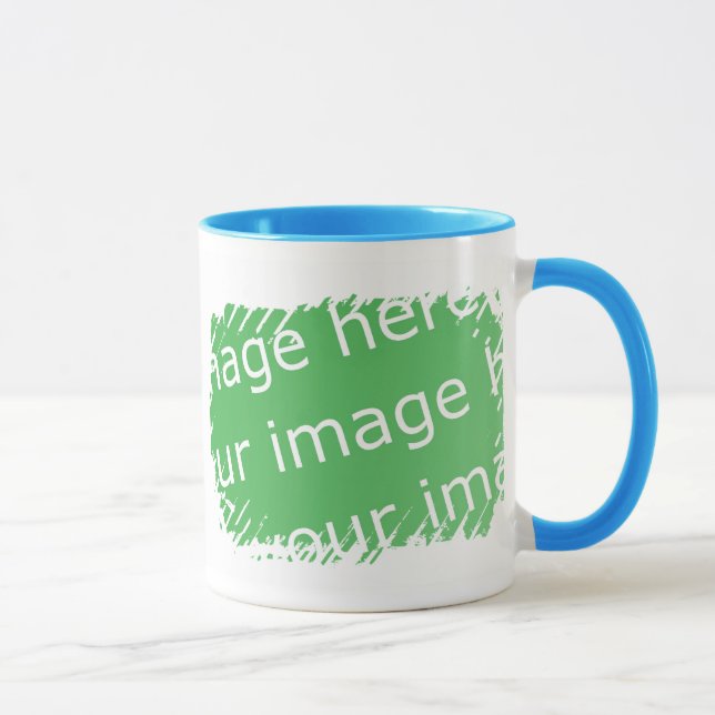 Fringe Border Design - 2-sided Mug (Right)
