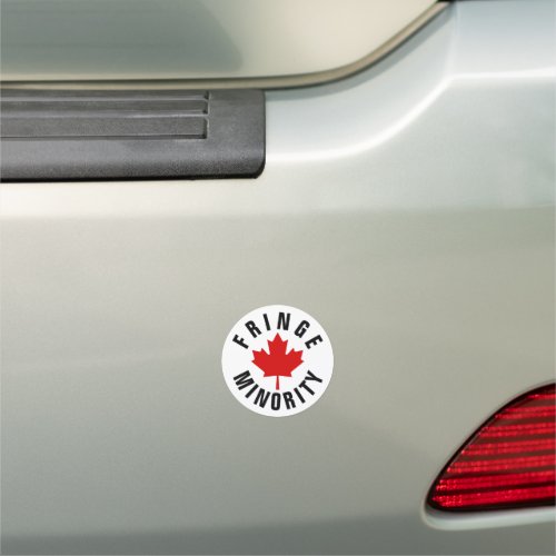 Fringe Minority Canada Maple Leaf Canada Protest  Car Magnet