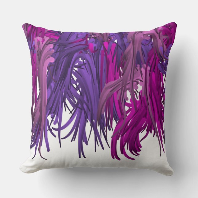 Fringe! Throw Pillow (Front)