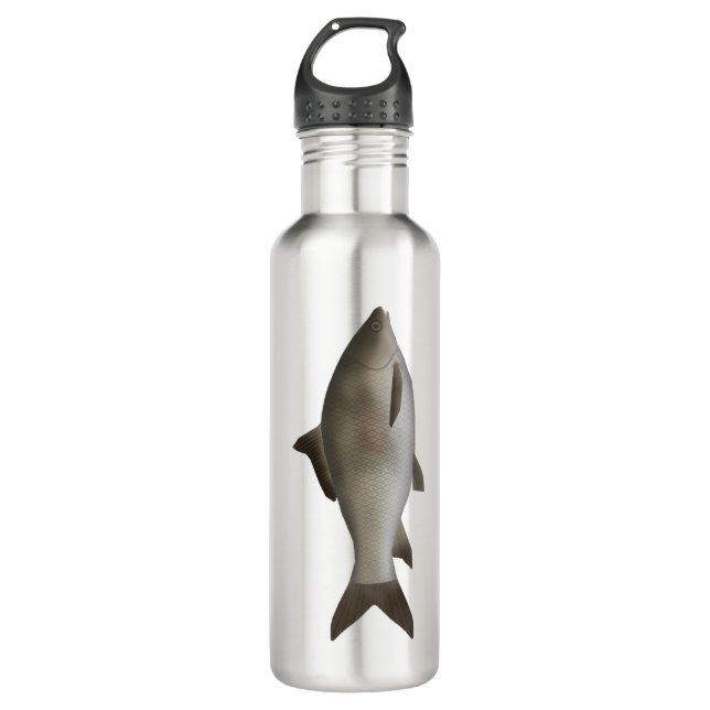 Fringed-lipped Peninsula Carp  Stainless Steel Water Bottle (Front)