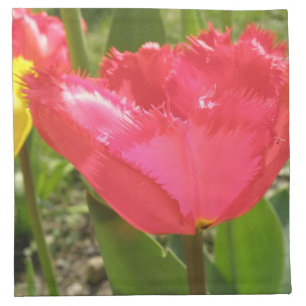 Fringed Tulips Napkin