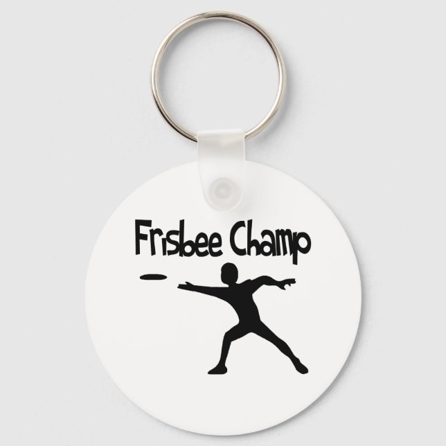 Frisbee Champ Keychain (Front)