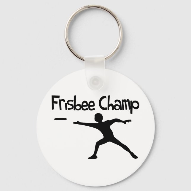 Frisbee Champ Keychain (Front)