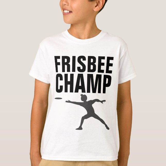 FRISBEE CHAMP T-SHIRTS (Front)