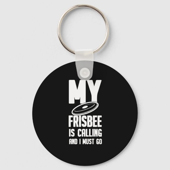 Frisbee Disk Keychain (Front)