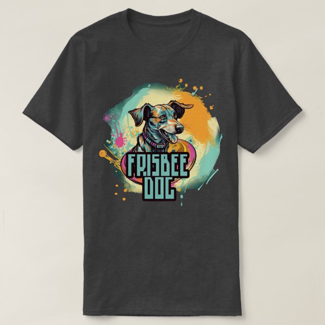 Frisbee Dog 2 T-Shirt (Design Front)