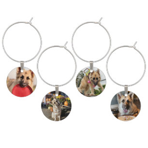 Frisbee Golf Ball Marker Wine Charm