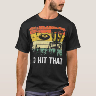 Frisbee Golf Basket Funny Disk Golf Vintage I'd Hi T-Shirt