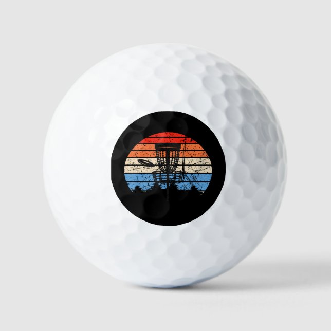 Frisbee Golf Disc Golf Retro Balls (Front)